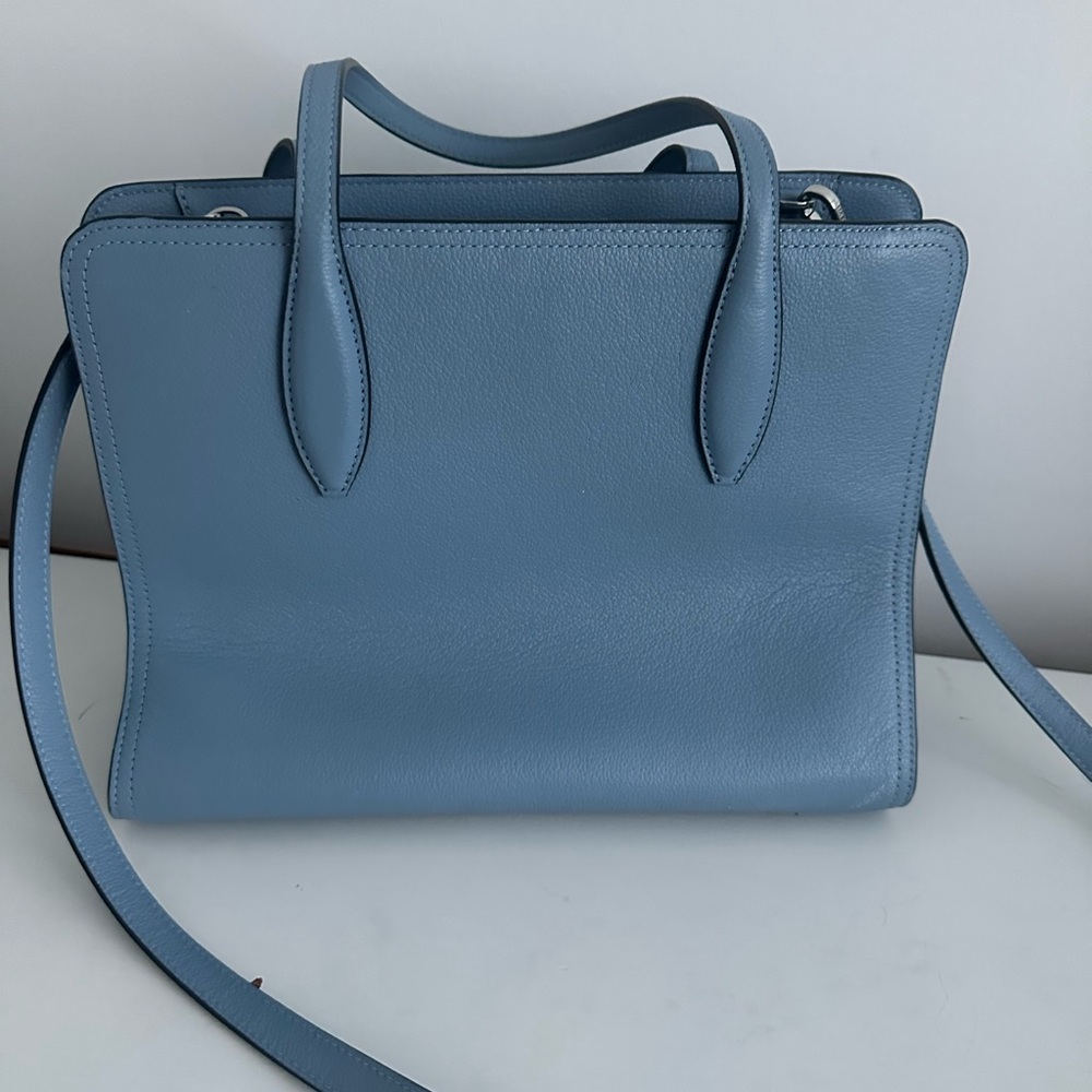 Blue Kate Spade top handle crossbody purse - Picture 5 of 6